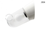 Biała lampa ścienna ze szklanym kloszem - Ø 11 cm light.072.wa.w.glass004 Zangra rózne warianty