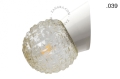 Biała lampa ścienna ze szklanym kloszem - Ø 11 cm light.072.wa.w.glass004 Zangra rózne warianty