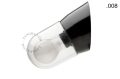 Czarna lampa ścienna ze szklanym kloszem - Ø 11 cm light.072.wa.b.glass004 Zangra rózne warianty 