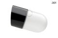 Lampa ścienna porcelana ze szklanym kloszem light.005.wa.b.glass001 Zangra rózne warianty