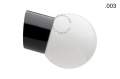 Lampa ścienna porcelana ze szklanym kloszem light.005.wa.b.glass001 Zangra rózne warianty