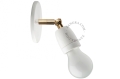 Regulowana lampa ścienna w czarnej lub białej porcelanie light.036.003.b ZANGRA różne warianty  