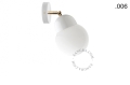 Lampa porcelana ze szklanym kloszem light.036.029.w. Zangra różne warianty 