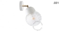 Lampa porcelana ze szklanym kloszem light.036.029.w. Zangra różne warianty 