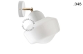 Lampa porcelana ze szklanym kloszem light.036.029.w. Zangra różne warianty 