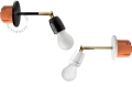 Regulowana lampa ścienna w czarnej lub białej porcelanie light.036.008.b Zangra różne warianty 
