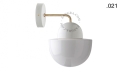 Lampa ścienna porcelana ze szklanym kloszem light.039.015.w.go.glass004 Zangra różne warianty 