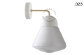 Lampa ścienna porcelana ze szklanym kloszem light.039.015.w.go.glass004 Zangra różne warianty 