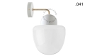 Lampa ścienna porcelana ze szklanym kloszem light.039.015.w.go.glass004 Zangra różne warianty 