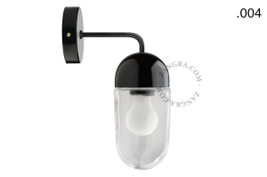 Lampa ścienna porcelana ze szklanym kloszem light.039.015.b.glass004 Zangra różne warianty