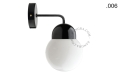 Lampa ścienna porcelana ze szklanym kloszem light.039.015.b.glass004 Zangra różne warianty