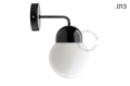 Lampa ścienna porcelana ze szklanym kloszem light.039.015.b.glass004 Zangra różne warianty