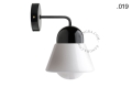 Lampa ścienna porcelana ze szklanym kloszem light.039.015.b.glass004 Zangra różne warianty