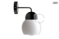 Lampa ścienna porcelana ze szklanym kloszem light.039.015.b.glass004 Zangra różne warianty