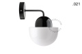 Lampa ścienna porcelana ze szklanym kloszem light.039.015.b.glass004 Zangra różne warianty