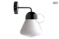 Lampa ścienna porcelana ze szklanym kloszem light.039.015.b.glass004 Zangra różne warianty