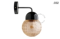 Lampa ścienna porcelana ze szklanym kloszem light.039.015.b.glass004 Zangra różne warianty