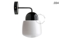 Lampa ścienna porcelana ze szklanym kloszem light.039.015.b.glass004 Zangra różne warianty