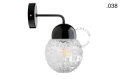 Lampa ścienna porcelana ze szklanym kloszem light.039.015.b.glass004 Zangra różne warianty
