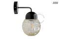 Lampa ścienna porcelana ze szklanym kloszem light.039.015.b.glass004 Zangra różne warianty