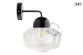 Lampa ścienna porcelana ze szklanym kloszem light.039.015.b.glass004 Zangra różne warianty