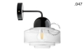 Lampa ścienna porcelana ze szklanym kloszem light.039.015.b.glass004 Zangra różne warianty