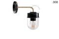 Lampa ścienna porcelana ze szklanym kloszem light.137.004.b.go.glass004 Zangra  różne warianty