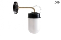 Lampa ścienna porcelana ze szklanym kloszem light.137.004.b.go.glass004 Zangra  różne warianty