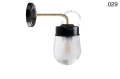 Lampa ścienna porcelana ze szklanym kloszem light.137.004.b.go.glass004 Zangra  różne warianty