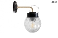 Lampa ścienna porcelana ze szklanym kloszem light.137.004.b.go.glass004 Zangra  różne warianty
