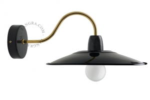 Lampa ścienna mosiądz i emalia light.151.w.041 Zangra 