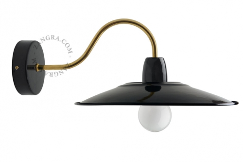 Lampa ścienna mosiądz i emalia light.151.w.041 Zangra 