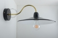 Lampa ścienna mosiądz i emalia light.151.w.041 Zangra 