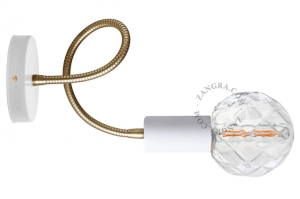 Lampa ścienna z elastycznym ramieniem light.047.w.go.003 Zangra różne warianty