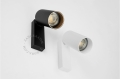 Czarna regulowana lampka nocna Baudouin gu10.led.001 Zangra  