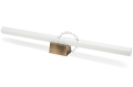Mosiężna lampa ścienna lub sufitowa S14d Bob - świetlówka szkło opalowe bob.030.go Zangra różne warianty  