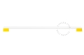 Żółta lampa ścienna lub sufitowa S14s Bill - świetlówka 100cm bill.100.y Zangra rózne warianty 