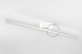 Biała porcelanowa lampa ścienna lub sufitowa S14d Adrien - świetlówka szkło przezroczyste adrien.w.030 Zangra różne warianty 