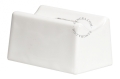 Biała porcelanowa lampa ścienna lub sufitowa S14d Adrien - świetlówka szkło przezroczyste adrien.w.030 Zangra różne warianty 