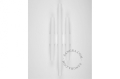 Biała porcelanowa lampa ścienna lub sufitowa S14d Adriana - świetlówka szkło opalowe adriana.w.030 Zangra różne warianty 