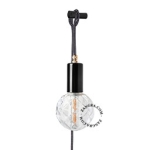 Lampa wisząca z kablem i wtyczką - czarna aladin.b.300 Zangra  różne warianty