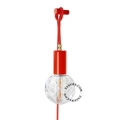 Lampa wisząca z kablem i wtyczką - czerwona aladin.r.350 Zangra różne warianty 