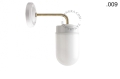 Lampa ścienna porcelana ze szklanym kloszem light.137.004.w.go.glass004 Zangra różne warianty 