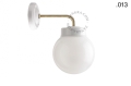 Lampa ścienna porcelana ze szklanym kloszem light.137.004.w.go.glass004 Zangra różne warianty 