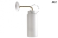 Lampa ścienna porcelana ze szklanym kloszem light.137.004.w.go.glass004 Zangra różne warianty 