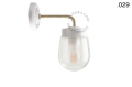 Lampa ścienna porcelana ze szklanym kloszem light.137.004.w.go.glass004 Zangra różne warianty 