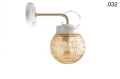 Lampa ścienna porcelana ze szklanym kloszem light.137.004.w.go.glass004 Zangra różne warianty 