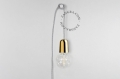 Lampa wisząca z kablem i wtyczką - złota warstwa 18k alice.go.300 Zangra różne warianty