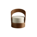 KRZESŁO | RATTAN | H 71 CM Caramel TINE K HOME 