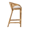 STOŁEK BAROWY | RATTAN | H 97 CM Nature TINE K HOME 
